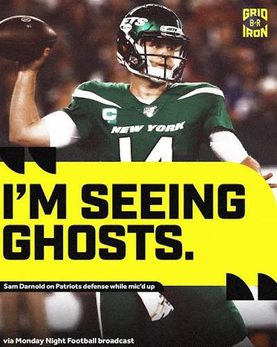 Sam Darnold, get ready for some more Ghosts buddy