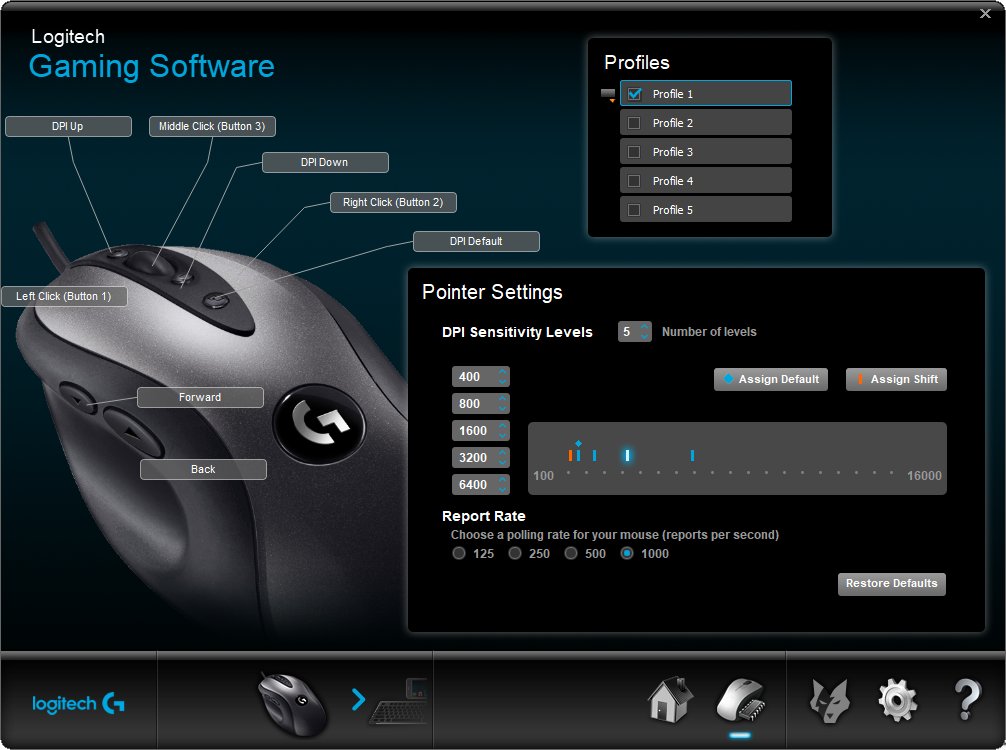I finally swapped my Zowie ZA11 that has begun double-clicking with the MX518 I bought... 6 years ago :X

Thankfully Logitech still lets you download their old software so you don't have to deal with modern G Hub crap!