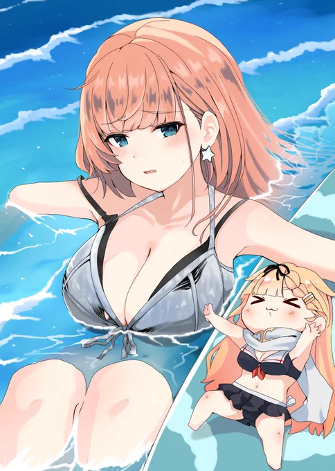 #くそ寒いので水着を貼る