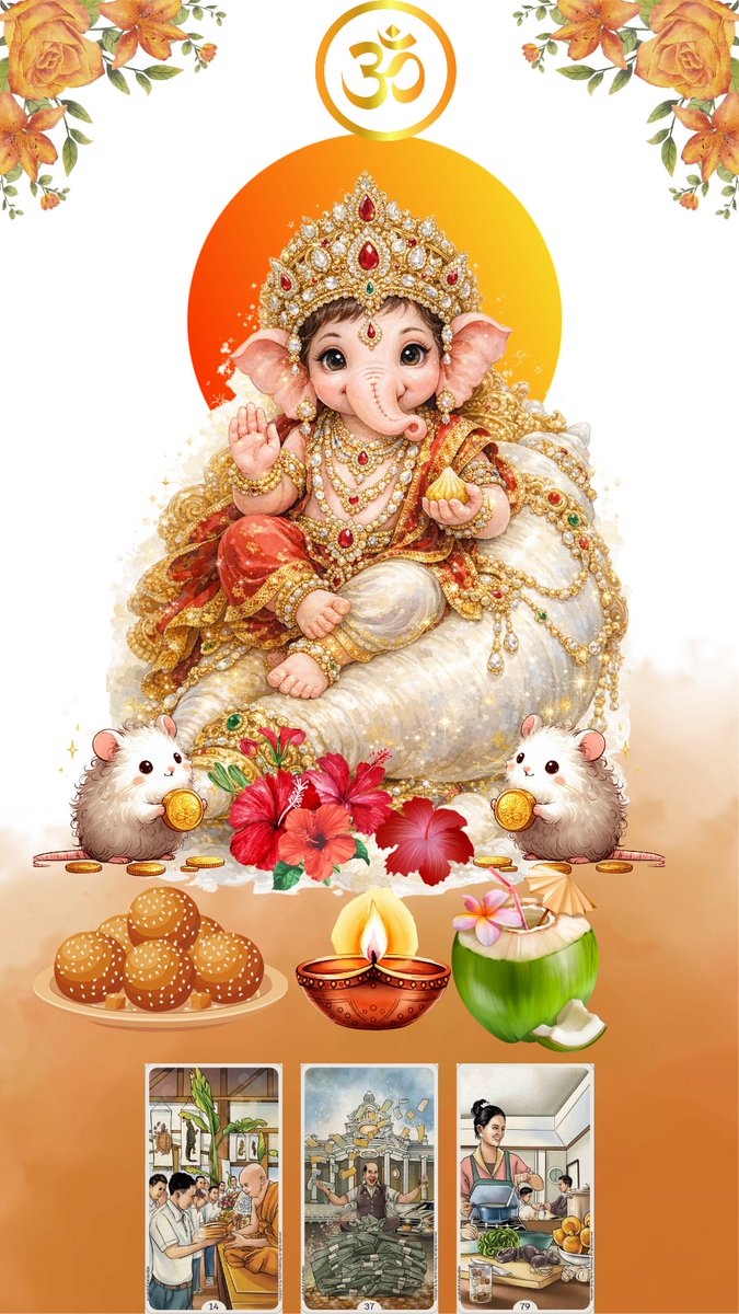 VeNusWise666's tweet image. แจก wallpaper พระพิฆเณศ พร้อมไพ่โชคดีมีสุข เน้นความสำเร็จด้านธุรกิจขายอาหาร สำหรับผู้ที่ต้องการร่วมบุญซื้ออาหารและยาหยอดตาให้คุณยายช้างตาบอดตกงาน สมทบทุนได้ที่ 
4260188294 ไทยพาณิชย์
นายชัยพล บมขุนทด
โปรด repost เป็นค่าครูค่ะ
#Wallpaper #ดูดวงฟรี