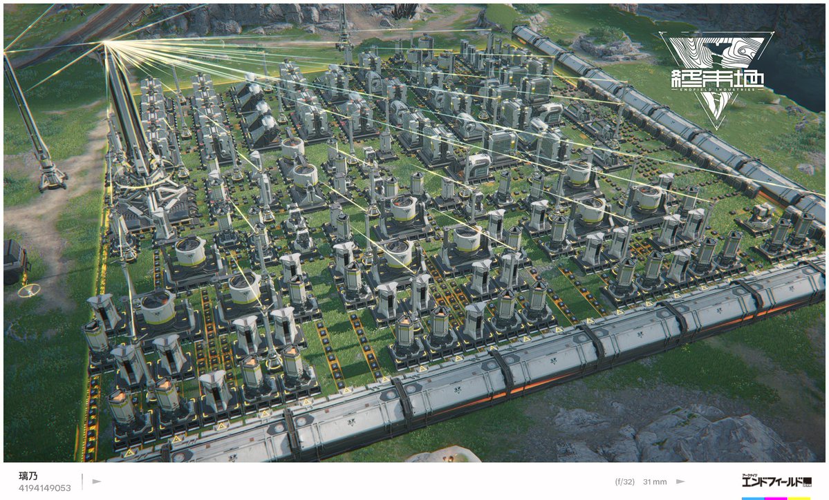 中枢エリア、埋まりました
サブエリアもみんなパンパンでございます
全ての機械がzzzすることなく最高効率で稼働しています。コンベアに隙間もありません。
いやぁ良い眺めですね、最高のゲームですo v o
#エンドフィールド