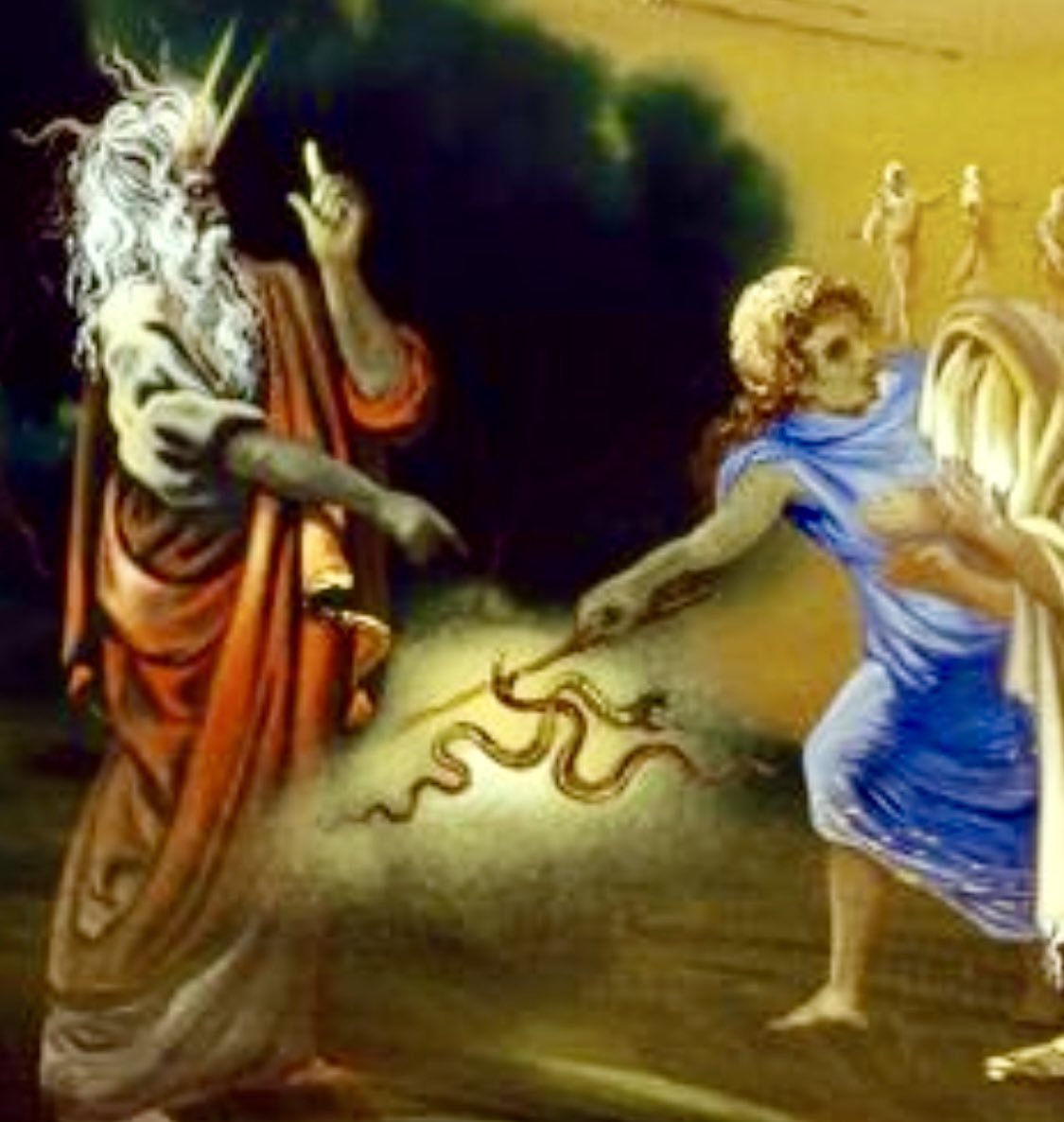 nissnickmich's tweet image. “Moisés y el faraón” (1966). Obra de Salvador Dalí #arte #pintura #moises #faraon #egipto #biblia #dali #curiosidades #FelizDomingo #25Ene