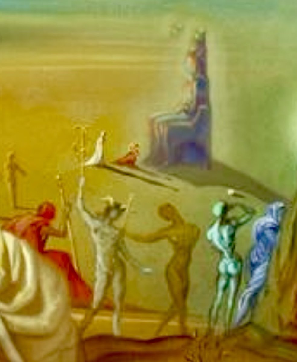 nissnickmich's tweet image. “Moisés y el faraón” (1966). Obra de Salvador Dalí #arte #pintura #moises #faraon #egipto #biblia #dali #curiosidades #FelizDomingo #25Ene