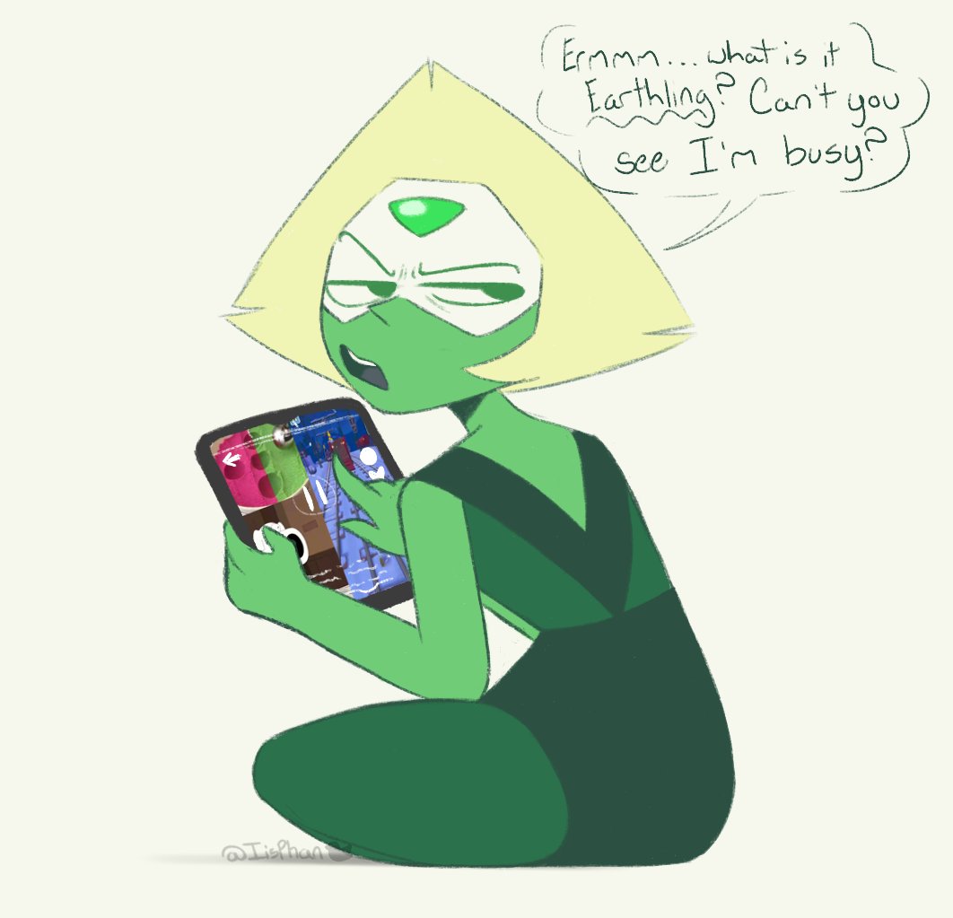 dont bother the peridot
#StevenUniverse