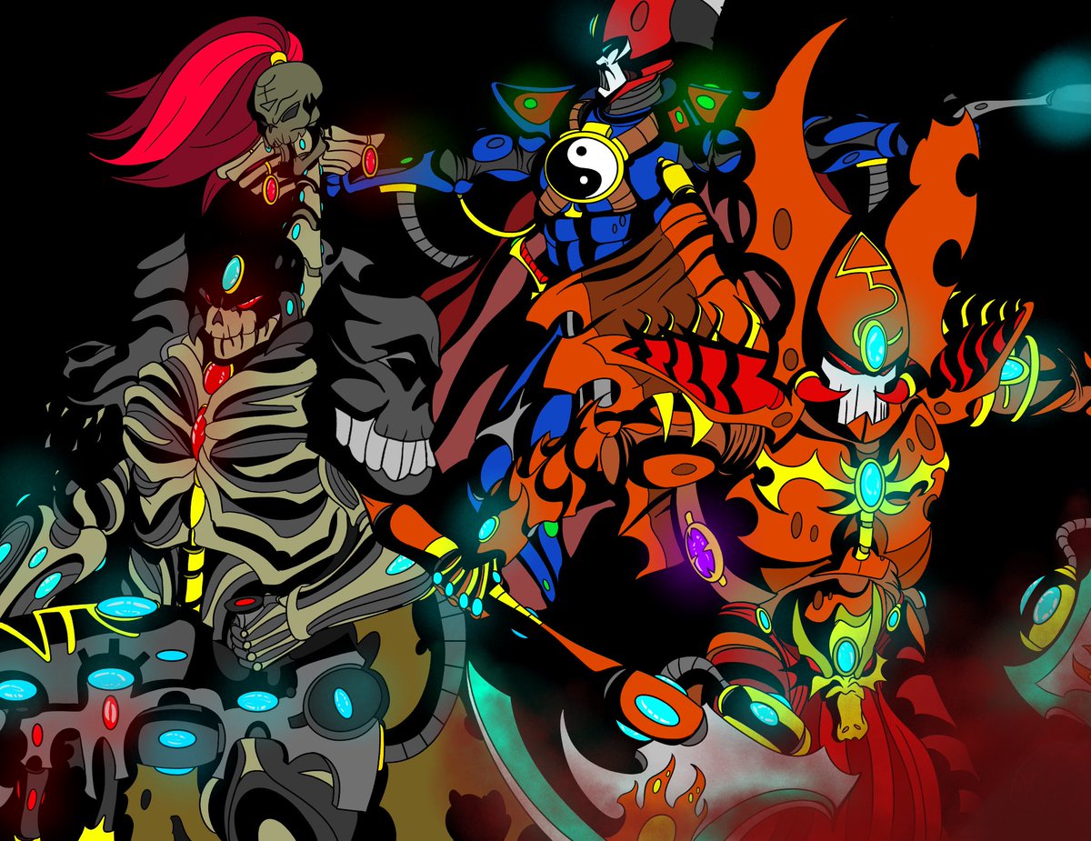 Kulo_lock's tweet image. Finally drew some phoenix lords