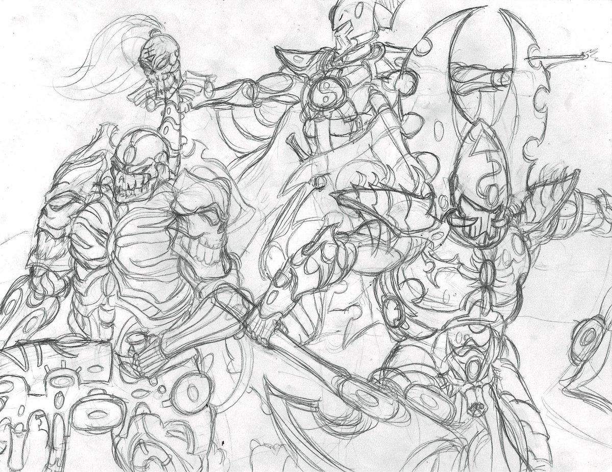 Kulo_lock's tweet image. Finally drew some phoenix lords