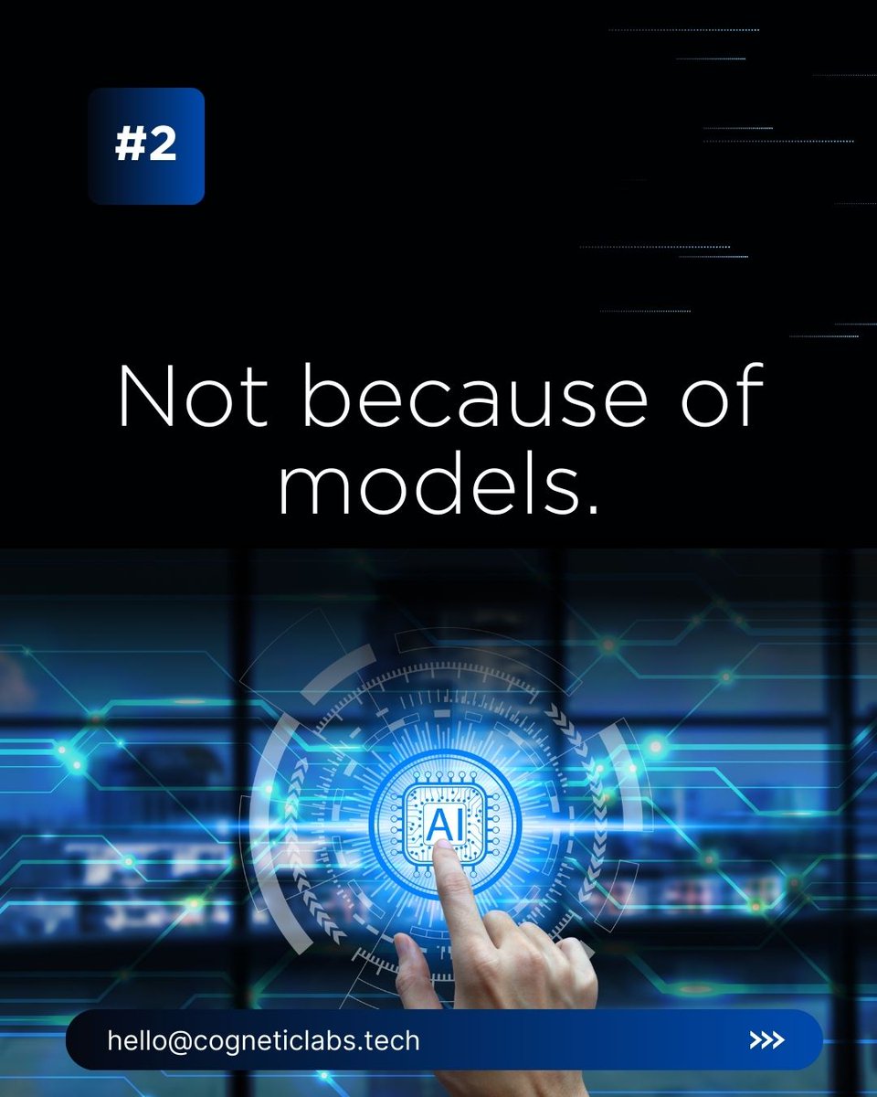 cogneticlabs's tweet image. Most AI products don’t fail at the model layer.

They fail at strategy, design, and clarity.

Design-led AI systems are what scale in production.

Follow @cogneticlabs 

#DesignLedAI #AISystems #AIProductDesign #UXforAI #AIStrategy #ScalableAI