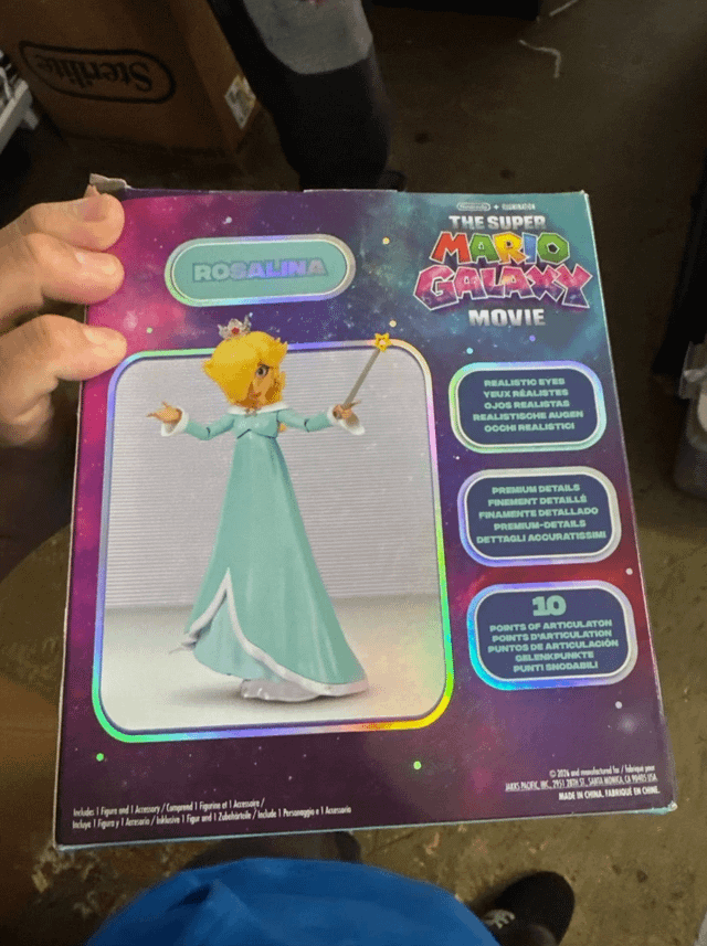 Leaked Rosalina toy for Mario Galaxy Movie. 

#TheSuperMarioGalaxyMovie