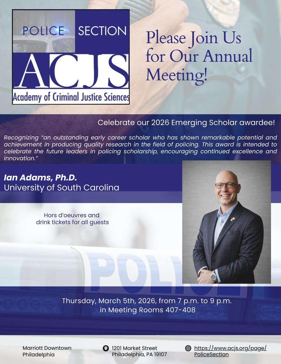 ACJS Police Section tweet media