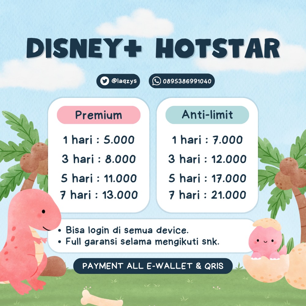 restfless's tweet photo. @pieceofjane halo! aku ada disney+ premium full garansi sudah ready bisa langsung OTP. fast respon &amp; trusted sudah 1.000+ testimoni!

order by: https://t.co/42DBObvoIo

https://t.co/YQwYkC26oc