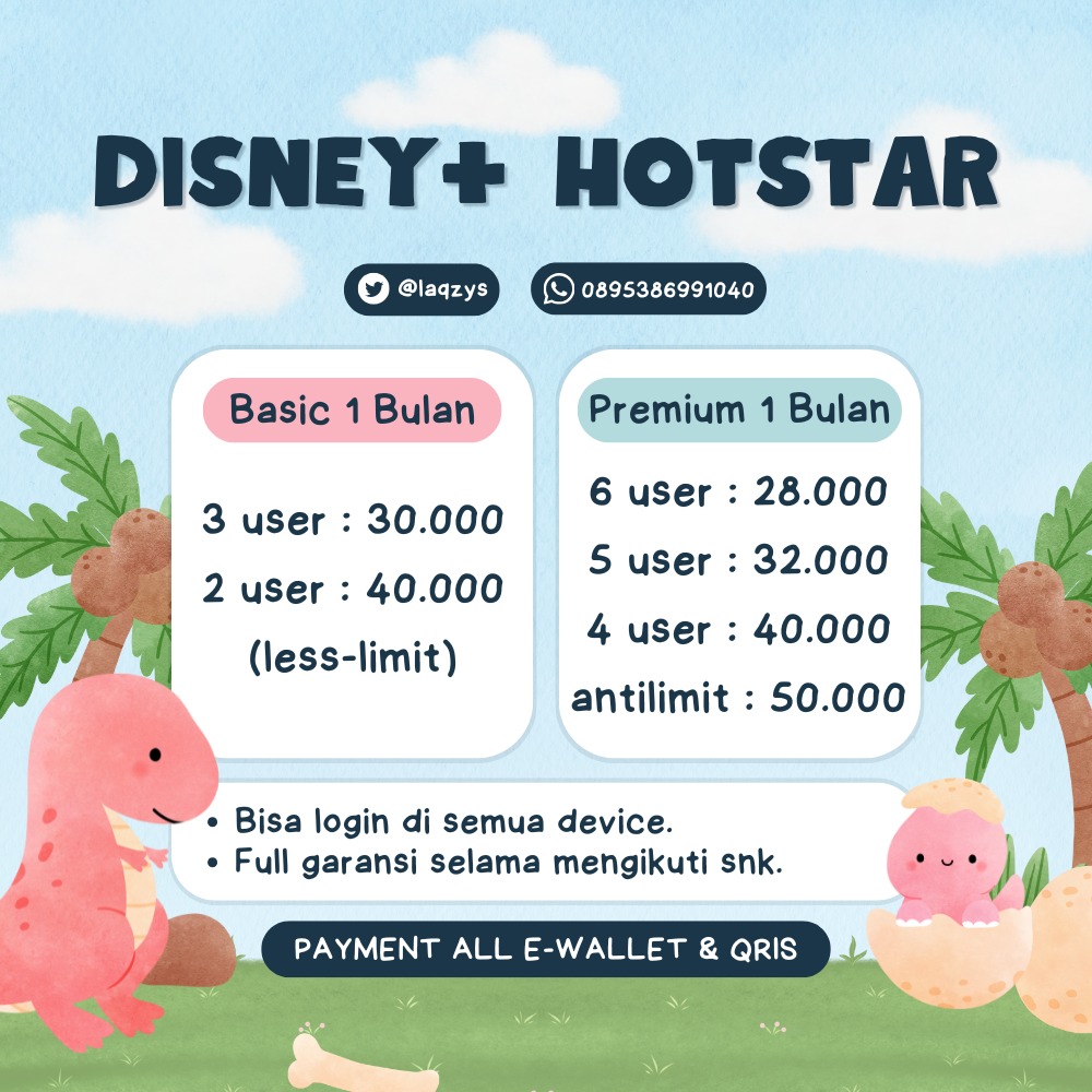 restfless's tweet photo. @pieceofjane halo! aku ada disney+ premium full garansi sudah ready bisa langsung OTP. fast respon &amp; trusted sudah 1.000+ testimoni!

order by: https://t.co/42DBObvoIo

https://t.co/YQwYkC26oc