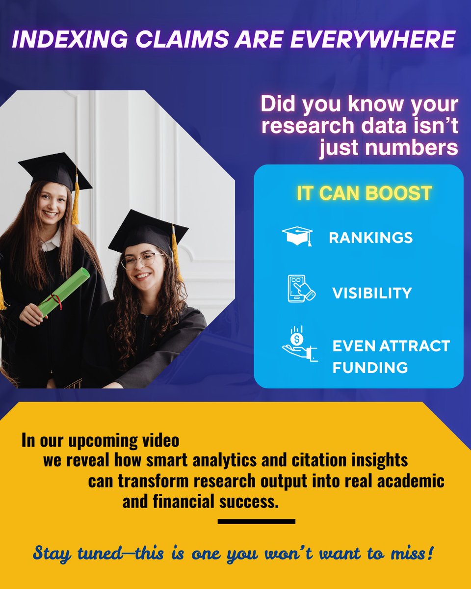 scribezonee's tweet photo. Your research holds more power than you think—turn data into impact, visibility, and funding. 🎓📊 #ResearchImpact #AcademicSuccess #ResearchAnalytics #CitationInsights #UniversityResearch https://t.co/KHrBYCJ7Xx