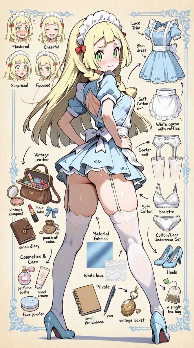 リーリエちゃん➰＊

 #AIart  #リーリエ  #Pokémon 
  #Lillie  #ポケモン