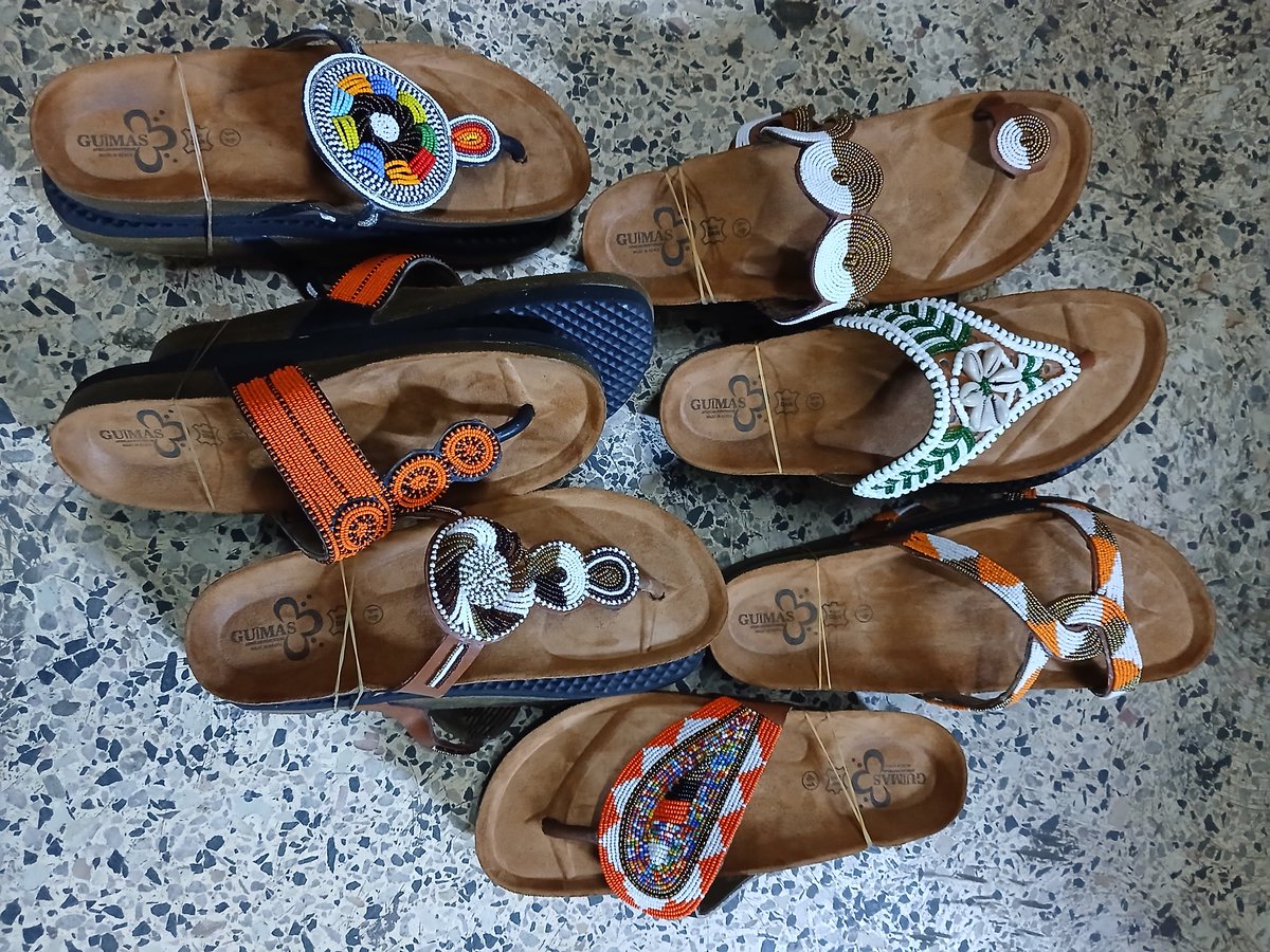 nziokamul1's tweet image. Beaded sandlas