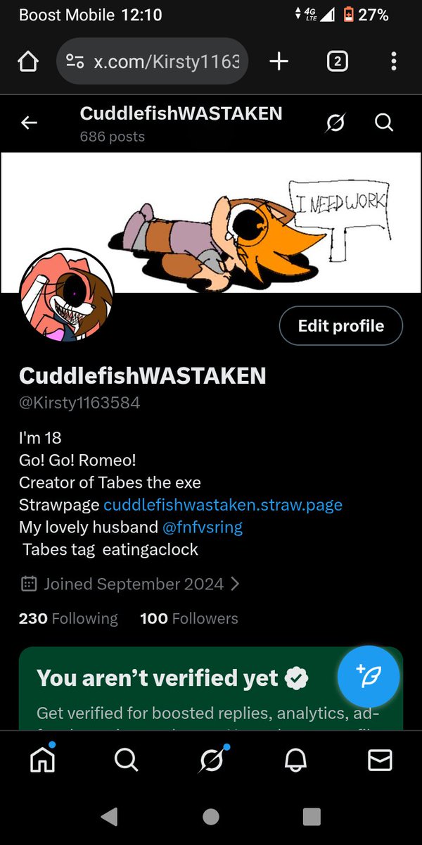 CuddlefishWASTAKEN tweet media