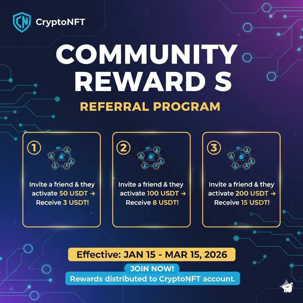CryptoNFT_UK's tweet photo. 🌐CRYPTO NFT – EARNING APP🚀

💎Official Launched 
📅20-01-2026

🔗 Registration Link: 🚨 
https://t.co/eEobaSEG6Z

💰Minimum Deposit: $50
📈 Daily Earnings: 1.5% – 4%
⚡ Fast Withdrawals: 1 – 24 Hours

🤝Referral &amp; Team Income Available

📩 DM On telegram
📞 @CryptoNFT_Official https://t.co/HW8o3W8ud8