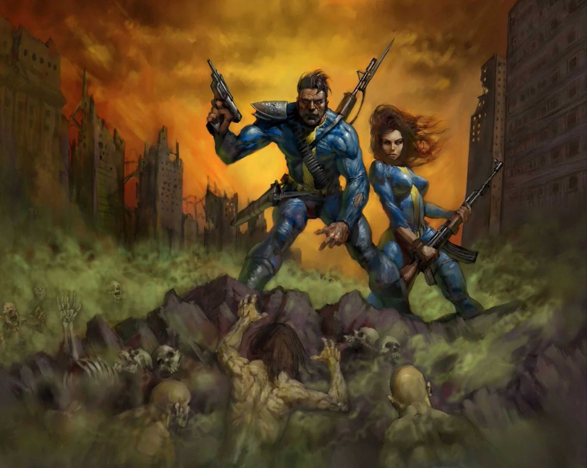 Fallout 1 artwork by Leonard Boyarsky, Jason D. Anderson &amp; Gary Platner (1997)
#Fallout