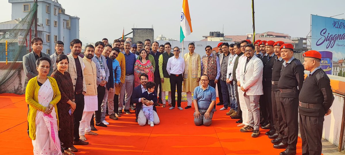 #77thRepublicDay  celebrated with pride at FCI Regional Office, Assam. The National Flag was hoisted by the General Manager (R) followed by enthusiastic participation of officers and officials, reaffirming our commitment to the nation and constitutional values. <a href="/fci_ne/">Food Corporation of India, Zonal Office(NE)</a> <a href="/FCI_India/">Food Corporation of India</a>