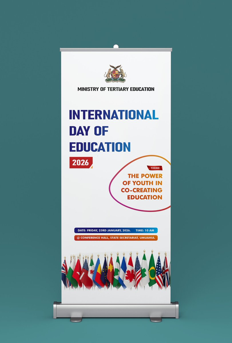 NGC_Graphics's tweet image. Rollup design + print for International Day of Education 2026.

We design. You love it. ❤️

#NGC_Graphics #rollup #rollupbanners #design #AbiaState #education #graphicdesign #adobephotoshop #coreldraw #branding
