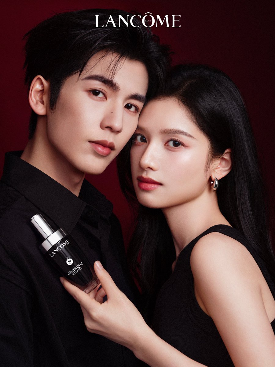 ForCdrama's tweet image. #ZhangLinghe #ZhangJingyi for LANCOME.