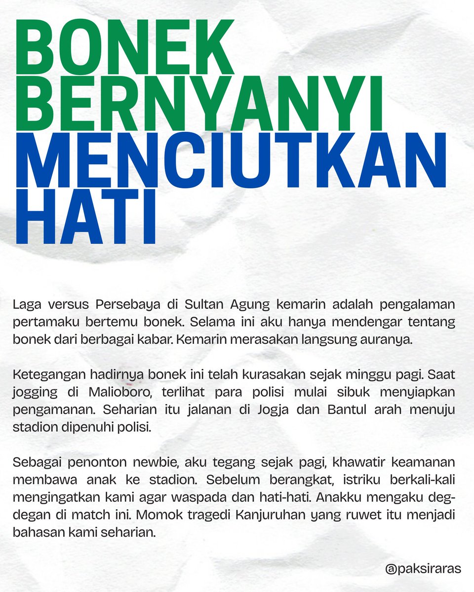 untungnya kekalahan dari bonek kemarin dihibur kemenangan MU semalam

💙