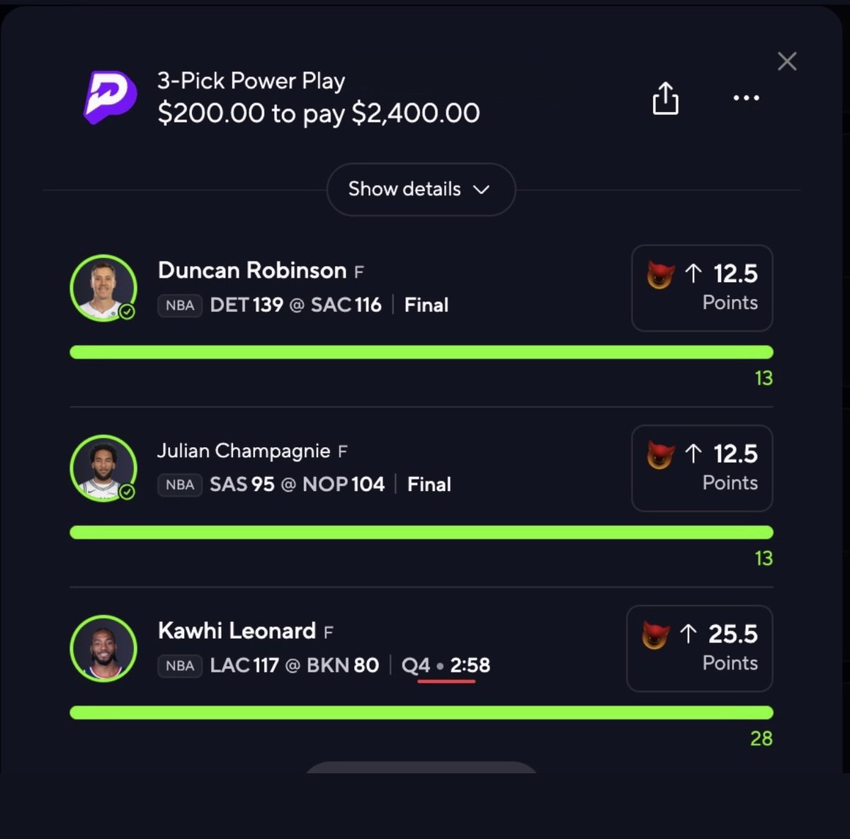 AgentOwen0's tweet photo. $300 TO SOMEONE WHO LIKES ASAP ❤️⤵️

$2,400 WIN 🔥🔥🔥🔥🔥🔥🔥🔥

VIP MADE $5,000+ ON NBA 🔥🔥🔥🔥

❤️ IF YOU TAILED & DROP THE GREENS ✅⤵️