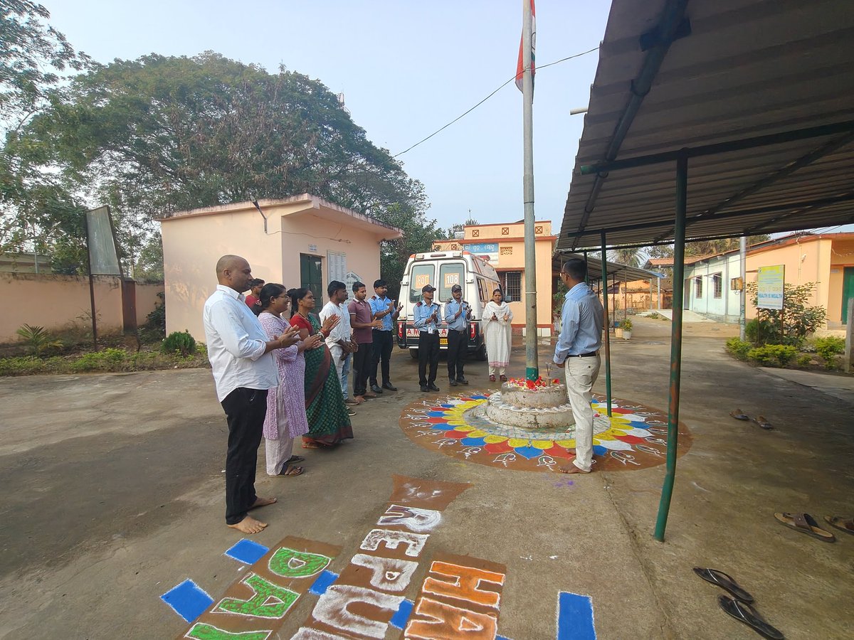 MotuPhc's tweet photo. Happy 77th Republic Day
celebrated at Phc Motu.
#RepublicDay2026 #phc #Odisha #India https://t.co/VPaMeWHkRE