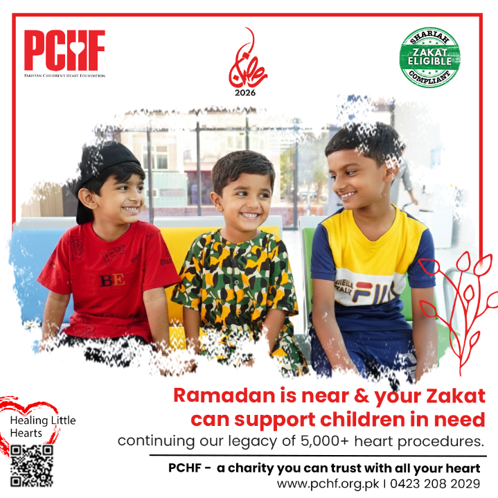 CHDHospital's tweet photo. Ramadan is near, a time to give &amp; save lives! Your #Zakat to #PCHF can help children born with #CHD. 5,000+ hearts healed since 2012. Fully Shariah-compliant &amp; tax-deductible. For #HealingLittleHearts #Donate: https://t.co/PXEuIxP1nJ
#Ramadan2026 #Charity
@captainmisbahpk https://t.co/Yf9ej8feMj