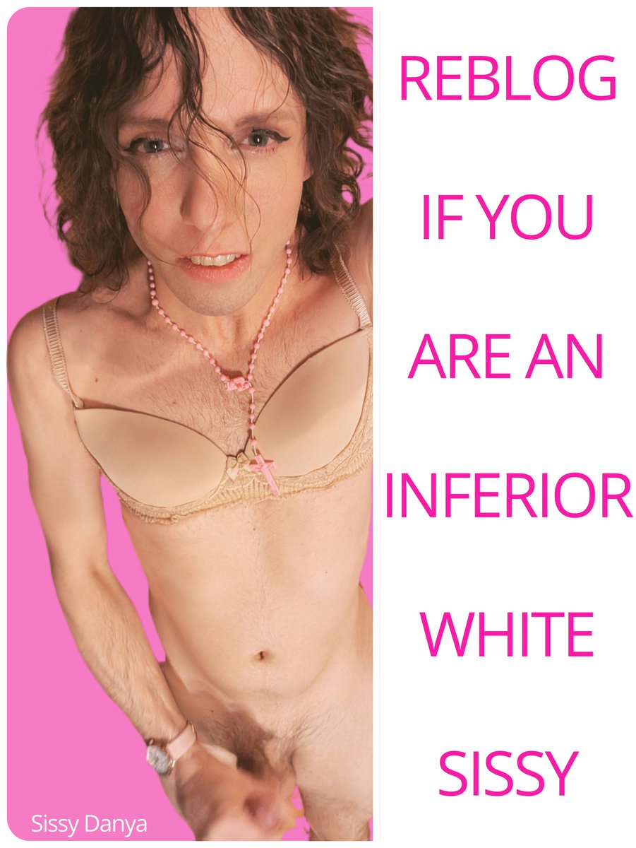 lapetitesissy's tweet photo. Retweet if you are an inferior white sissy slut and if you want some exposure. https://t.co/7zKDKKLq2o