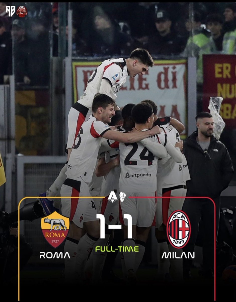 Not the result we hoped for, <a href="/acmilan/">AC Milan</a>, but taking a point away at Roma is far from a bad outcome. Let’s build on it, keep collecting points, and stay close to Inter.

On Rafa Leão and Nkunku: both have been underperforming recently. Rafa is not a central forward, deploying him