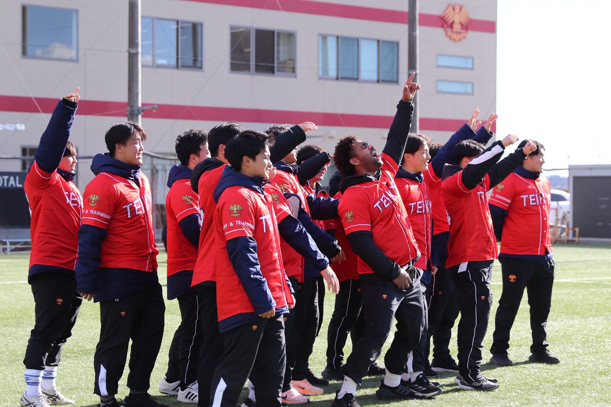 帝京大学ラグビー部とともに帝京スポーツサポーターの会が協力して企画