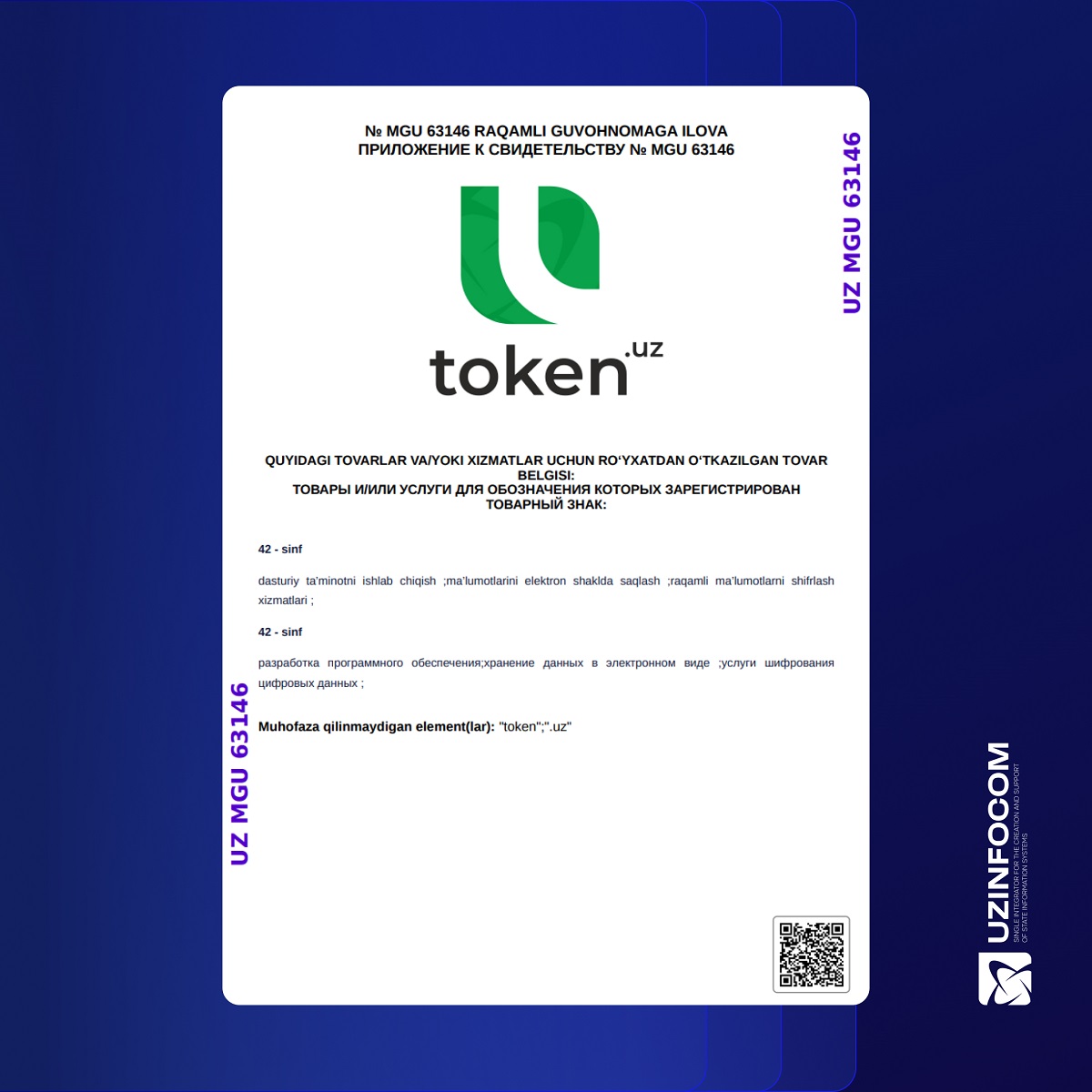 ccTLDuz's tweet photo. https://t.co/h3mUejGGlB Is Now an Official Trademark
The registration confirms exclusive rights to the https://t.co/h3mUejGGlB brand in Uzbekistan, including domain usage, and ensures legal protection under national law.
#token #domain #cctld #Trademark https://t.co/kf2uW1kfNc