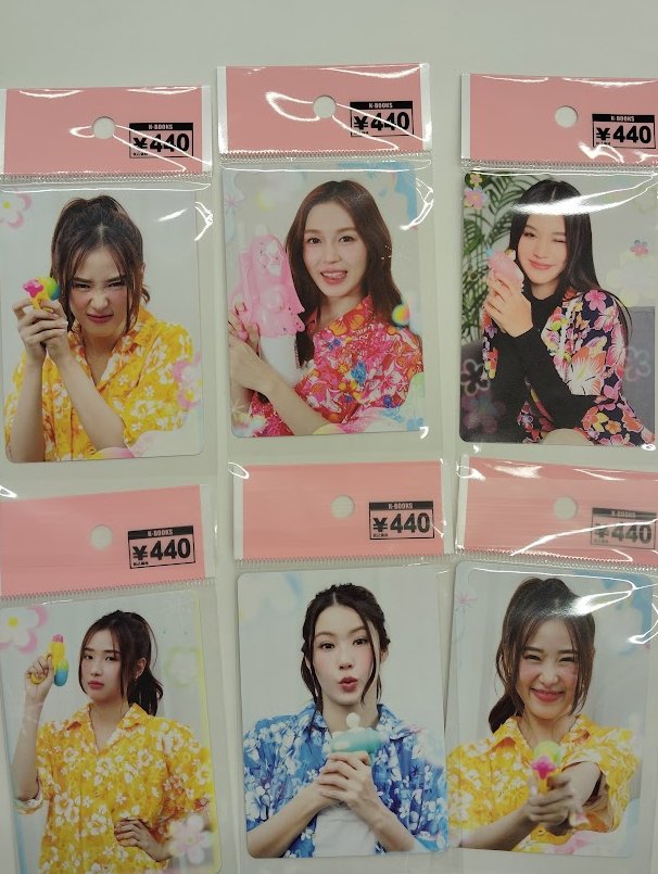入荷情報】 GMMTV Girls collectible random card Songkranより 品薄の