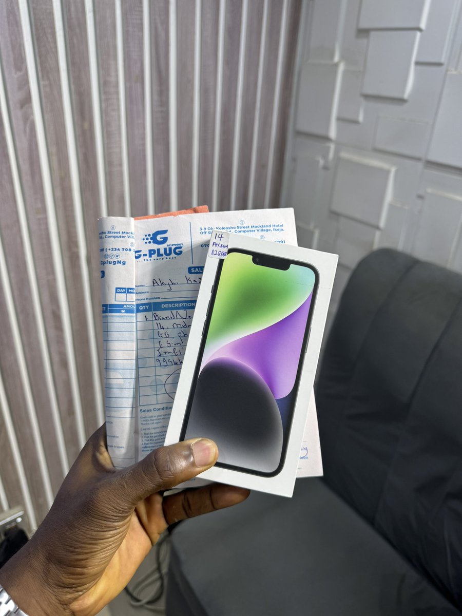 iPhone 14 128GB Physical Sim Brand New

Successfully delivered to Ilorin 📍