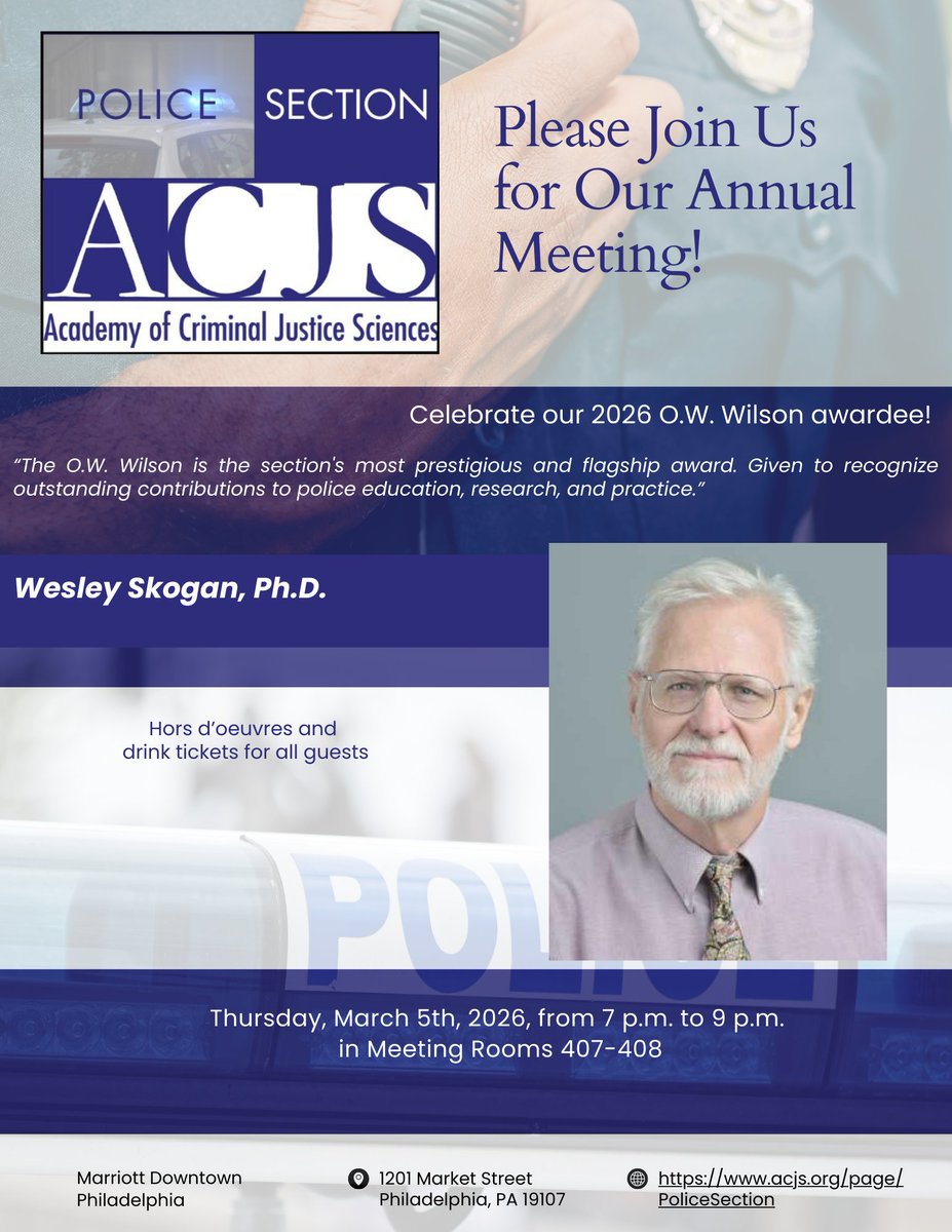 ACJS Police Section tweet media