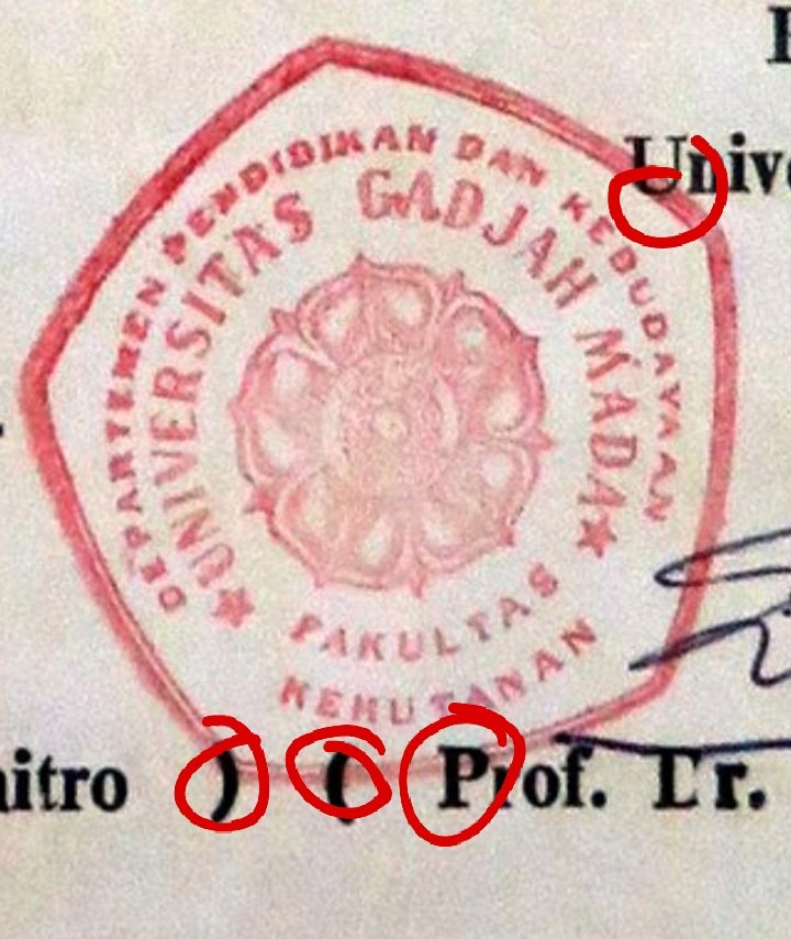 Mana yang duluan, cap dulu atau tulis nama?