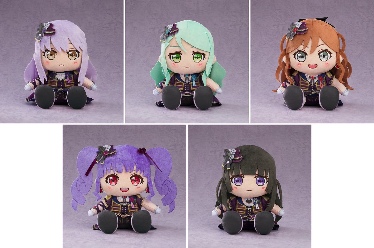 グッスマオンラインで予約開始！ 『BanG Dream!』 ぬいぐるみ Roselia