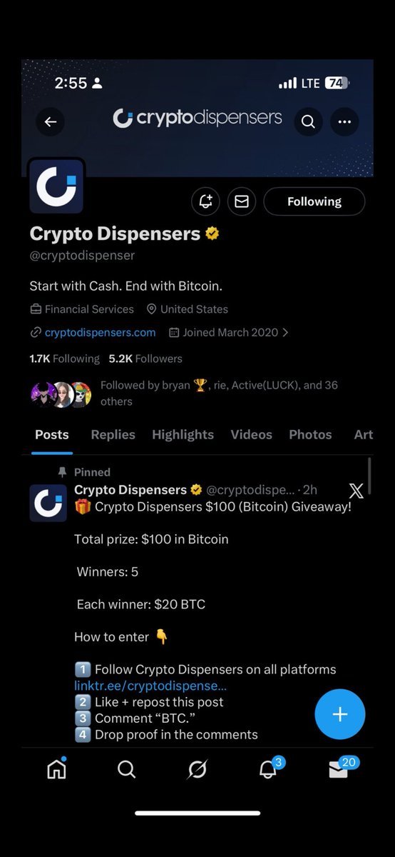 lautarodegra's tweet photo. @cryptodispenser BTC https://t.co/UPNrzc6Vhz