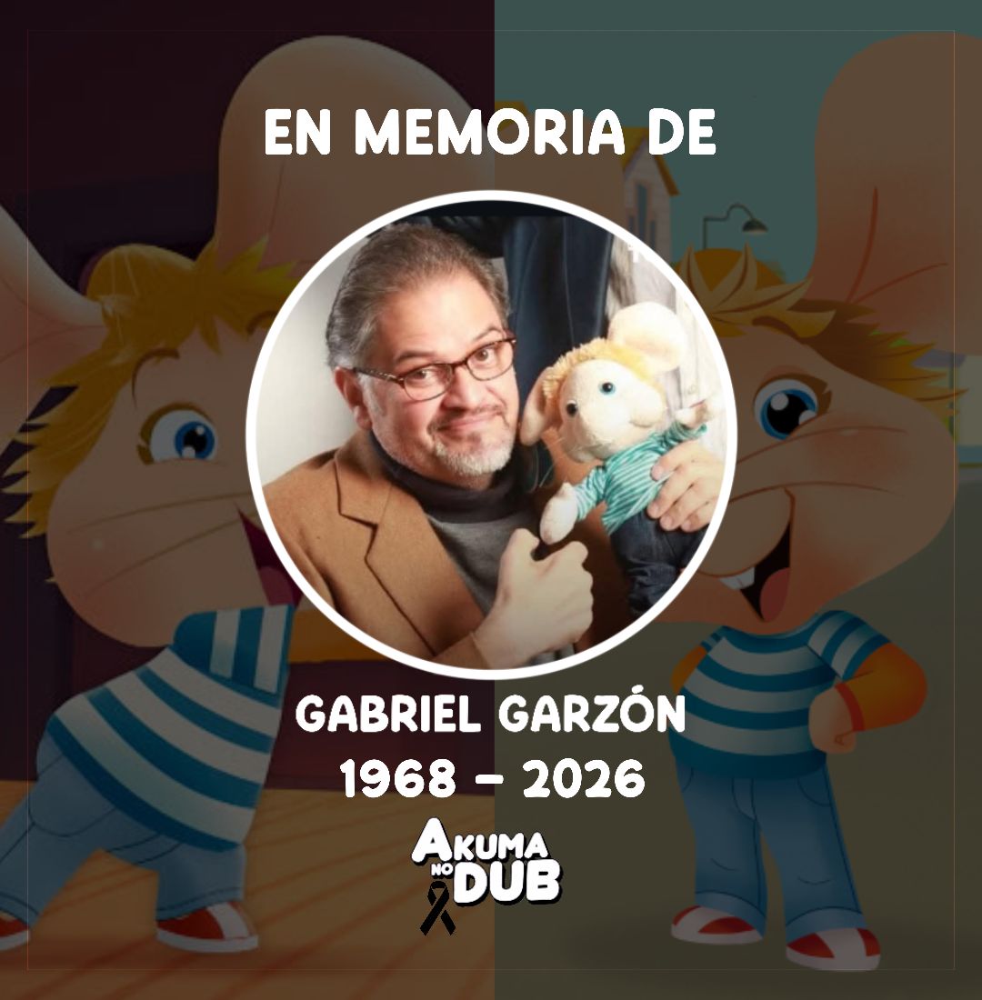 🕊️🖤 Vuela Alto Nakama!! 🖤🕊️

El día de hoy, comunicamos la perdida del actor y titiritero 🇲🇽 Gabriel Garzón Lozano, quien se encargó de darle voz al querido Topo Gigio desde 1994 y en su serie animada homónima emitida por Discovery Kids desde el 2021 hasta la fecha.

Enviamos