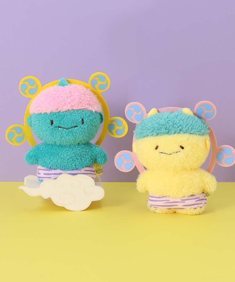 おっとり癒し系ぬいぐるみ「たっとん」⚡ トラ柄のこしみのも