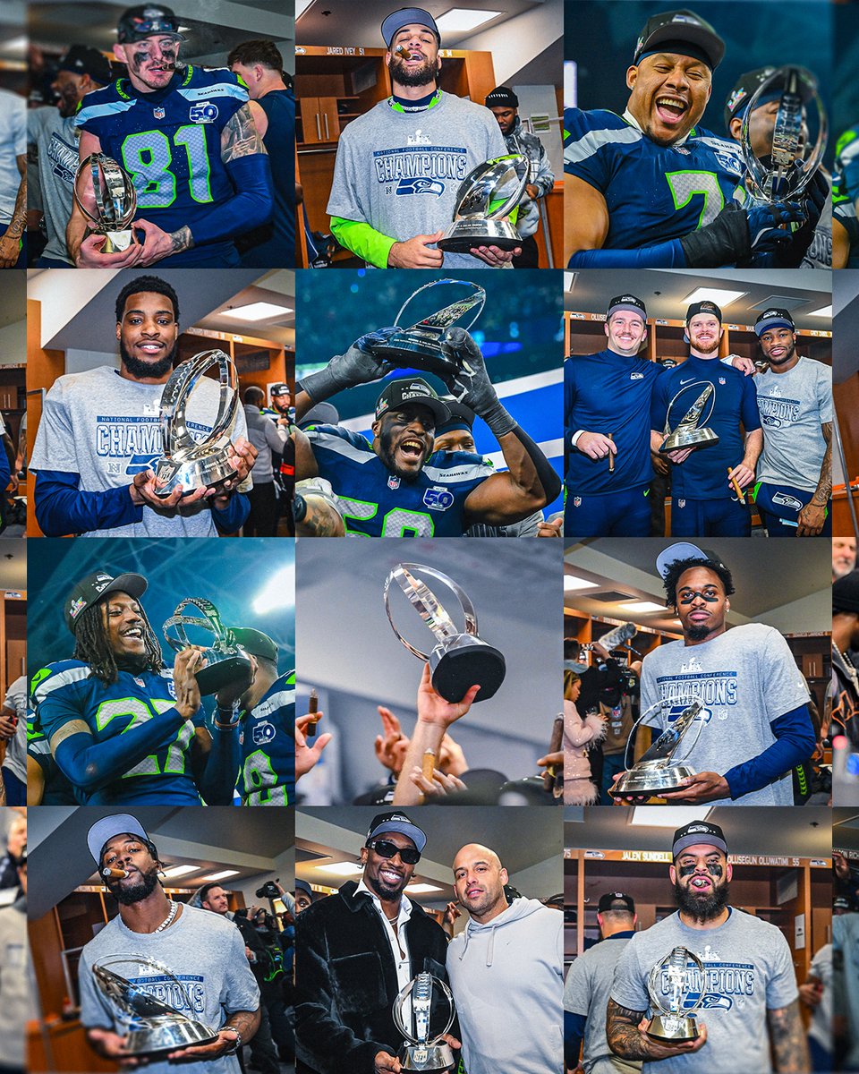 Smile, you're an NFC champ. 😁