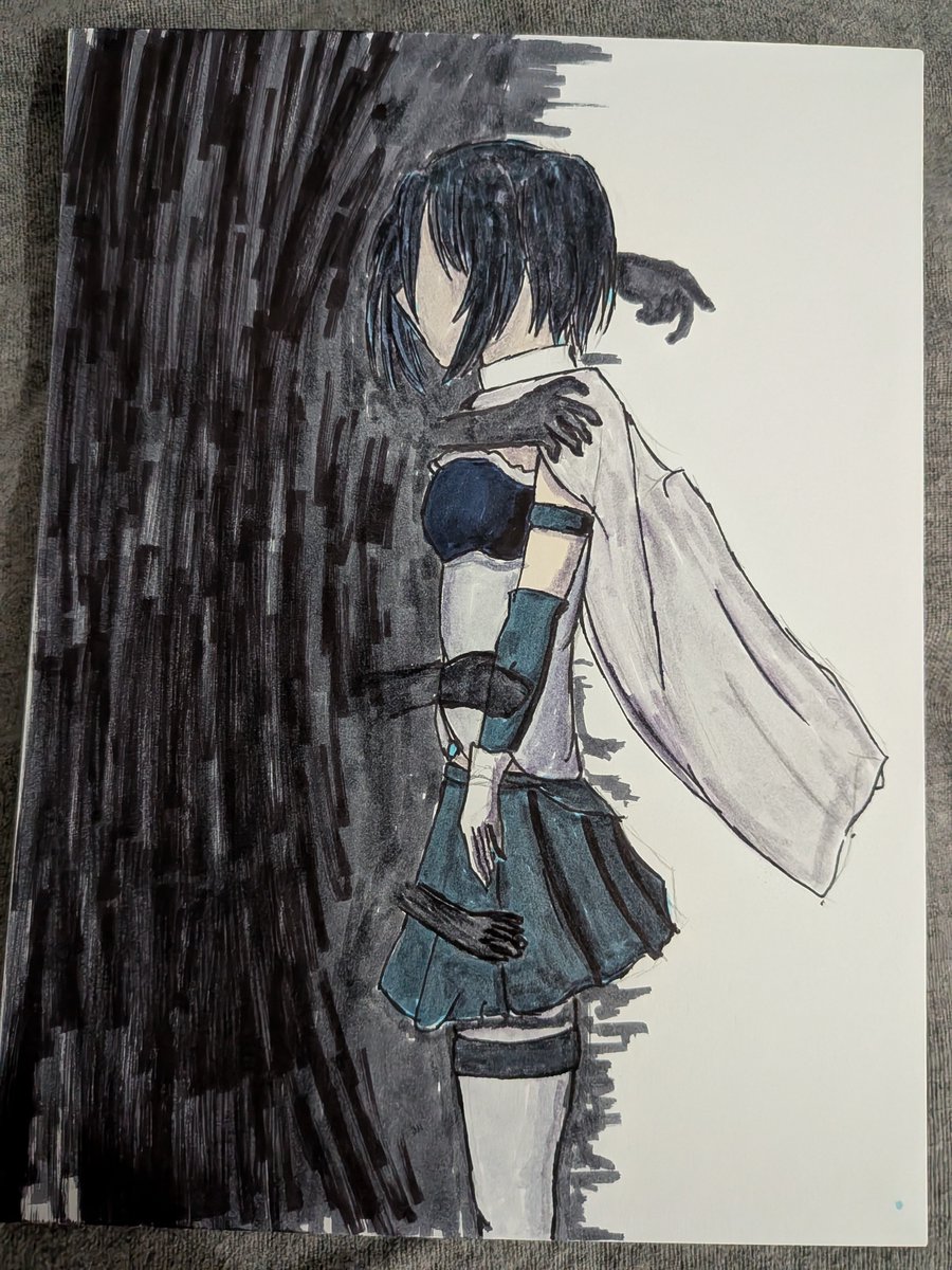 RaizLeow's tweet photo. Consumed by grief. 

#MadokaMagica https://t.co/wle31ocYsD
