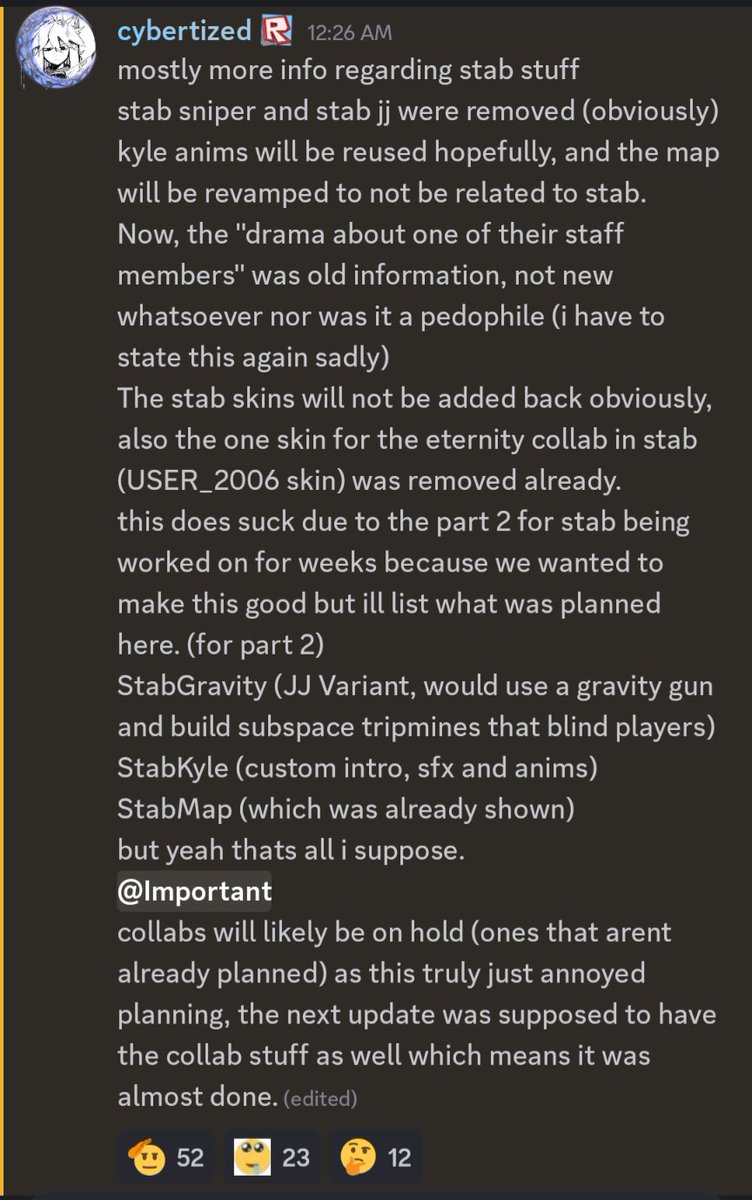 Eternity news tweet media