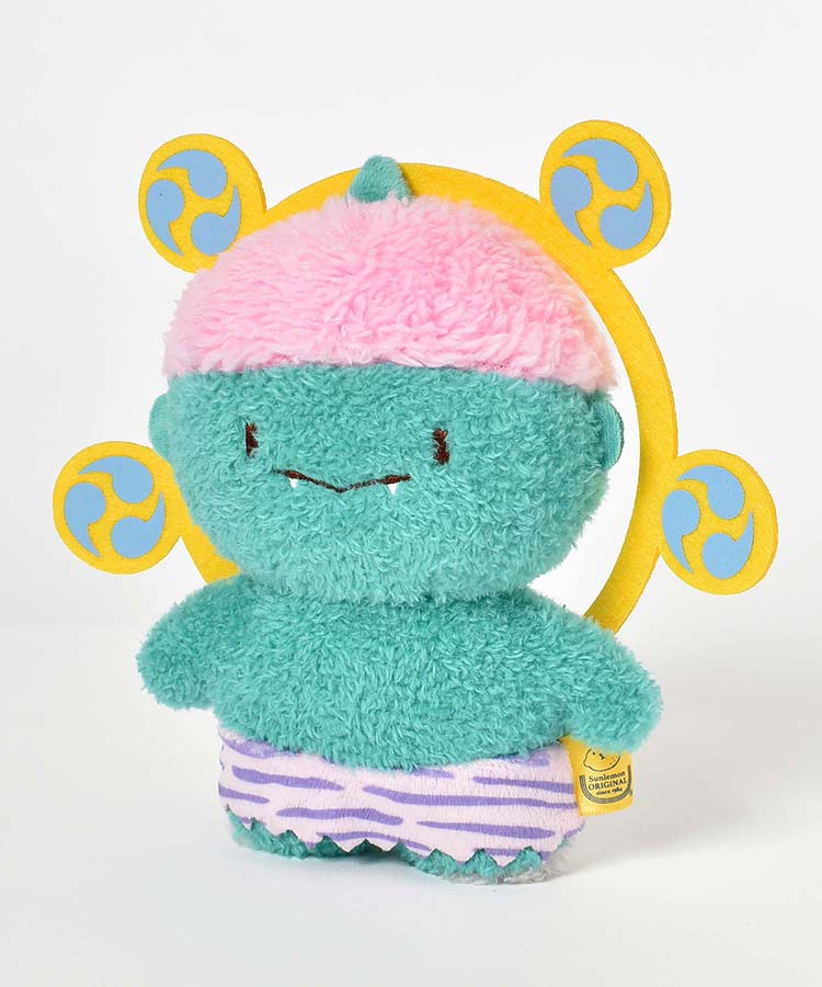 おっとり癒し系ぬいぐるみ「たっとん」⚡ トラ柄のこしみのも