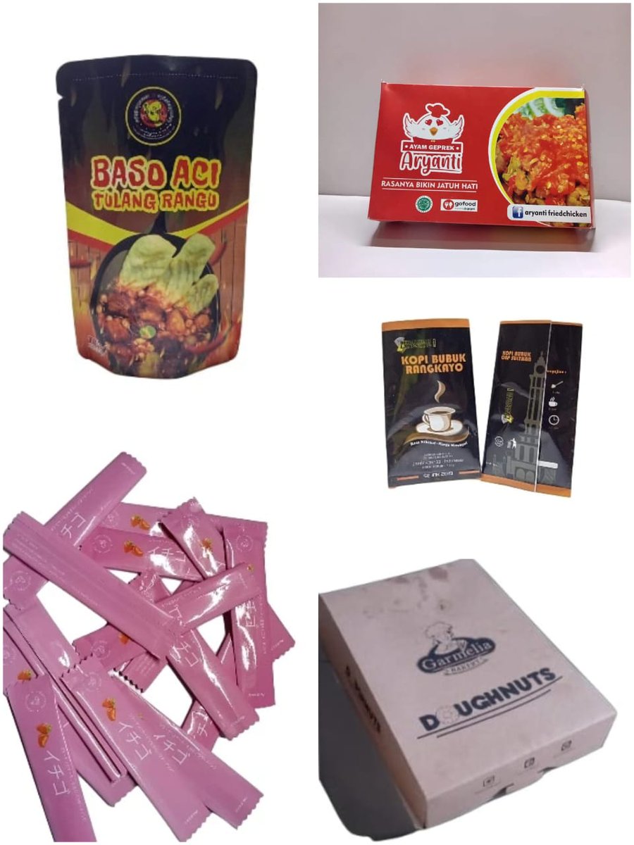 Mang_Indra's tweet photo. Butuh kemasan yg eksklusif dengan harga terjangkau utk produk2 anda??

Segera hubungi kami... Mulai dari kemasan center seal, standing pouch, gusset, hingga kemasan dus &amp; briket pun bisa kami sediakan 😎👍

So tunggu apalagi? Ayoo di order 😉👌

#CetakKemasan
#CetakKemasanMurah https://t.co/LyQazl5PvO