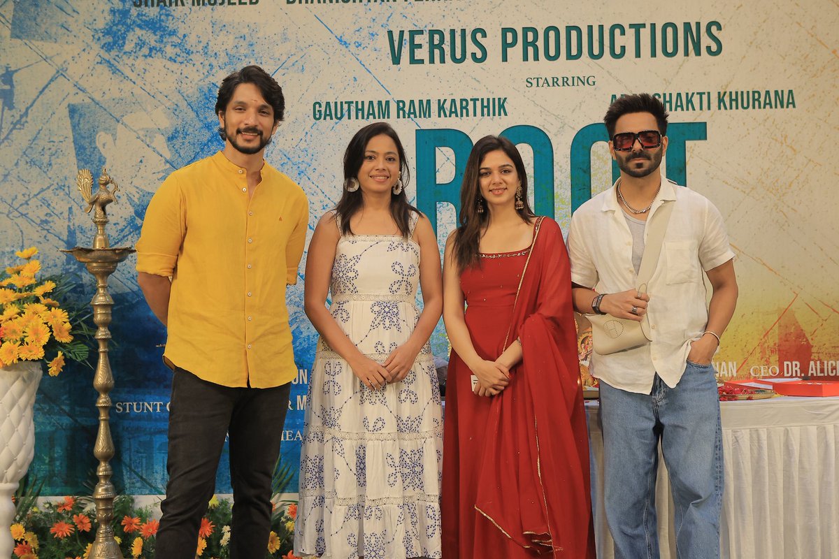 kollycorner's tweet image. #ROOT Second Look Poster 🤯 

Gautham Karthick - Aparsakthi Khurana