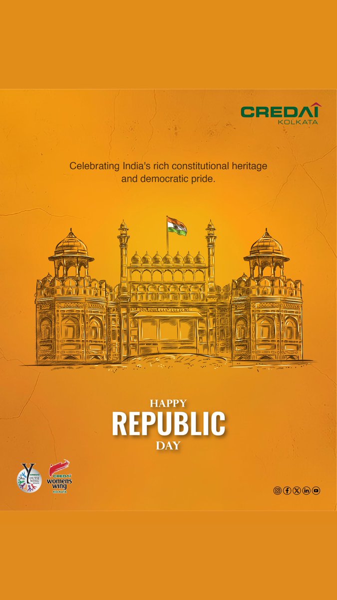 Celebrating the strength of our nation, the beauty of diversity, and the power of unity. 

Wishing you a Happy Republic Day!

Jai Hind 🇮🇳

#RepublicDay2026