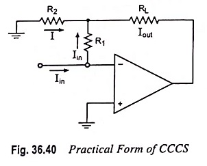 Current Controlled Current Source (CCCS) Circuit:
An ideal form of a Current Controlled Current Source (CCCS) Circuit by an input current eeeguide.com/current-contro…