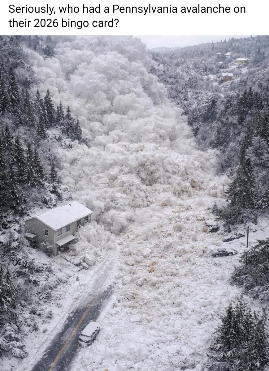radogsigma's tweet image. Avalanches and idiots what's next on the roads of Pennsylvania.