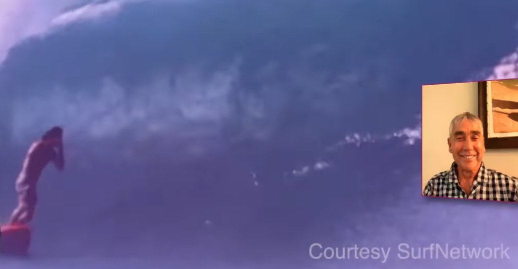 This is what always got me about watching Gerry Lopez surf: wipe your nose on the way in!  Casual!